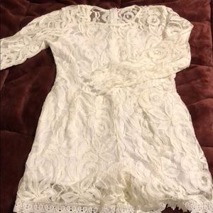 Lace Romper Shorts